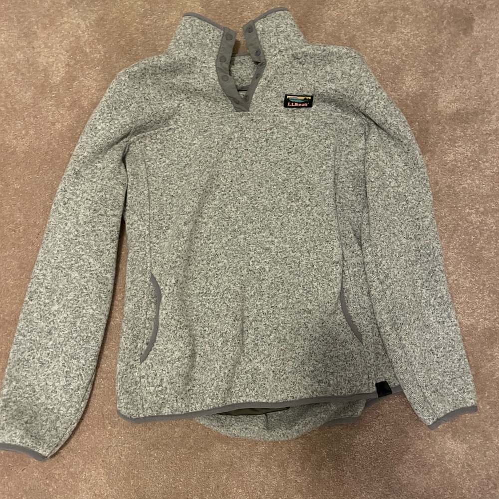 LL Bean pullover fleece